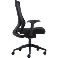 Chaise &agrave; dossier moyen avec m&eacute;canisme &agrave; basculement synchronis&eacute; &agrave; d&eacute;tection de poids , Mailles, Noir Ontario Safety Products