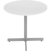 Table ronde &agrave; hauteur r&eacute;glable Newland, 36" lo x 36" la x 29" h, Dessus de 1", Stratifi&eacute;/Polypropyl&egrave;ne, Blanc Ontario Safety Products