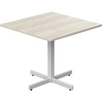 Table carr&eacute;e &agrave; hauteur r&eacute;glable Newland, 36" lo x 36" la x 29" h, Dessus de 1", Stratifi&eacute;, Havane Ontario Safety Products