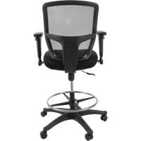 Mesh Work Stool, Mobile, Adjustable Height, 450 lbs. Capacity Ontario Safety Products