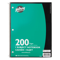 1 Subject Spiral Notebook OTF623 | Ontario Safety Product