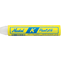M Paintstik&reg; Paint Marker for Heat Treating, Solid Stick, White Ontario Safety Products