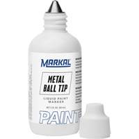 Marqueur Paint-Riter avec pointe en bille m&eacute;tallique, Liquide, Blanc Ontario Safety Products