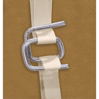 Seals & Buckles for Polypropylene Strapping, HD Steel Wire, Fits Strap Width 1/2" PA502 | Ontario Safety Product