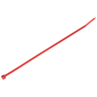Intermediate Cable Ties, 8" Long, 40 lbs. Tensile Strength, Red XI976 | Ontario Safety Product