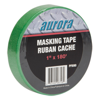Painters Masking Tape, 25 mm (1") x 55 m (180'), Green PF690 | Ontario Safety Product