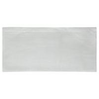 Pochette vierge pour bordereau d'exp&eacute;dition, 10" lo x 5-1/2" la, Style Insertion par l'arri&egrave;re Ontario Safety Products