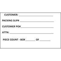 Generic Shipping Label, 4" W x 6" L, White PG016 | Ontario Safety Product