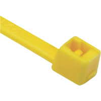 T Series Cable Ties, 8" Long, 50 lbs. Tensile Strength, Yellow PG628 | Ontario Safety Product