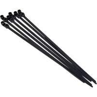 Attache-c&acirc;ble &agrave; visser, Longueur 8", R&eacute;sistance &agrave; la traction 50 lb, Noir Ontario Safety Products