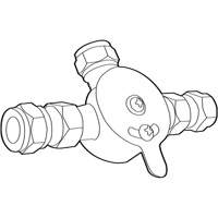 Commercial Mixing Valve with Check Valves PUM115 | Ontario Safety Product