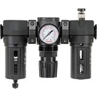 Filter, Regulator & Lubricator Modulair 300 with Manual Drain & Standard Bowl, 3/8" NPTF Ontario Safety Products