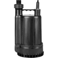 Thermoplastic Utility Pump, 115 V, 2200 GPH, 1/4 HP Ontario Safety Products