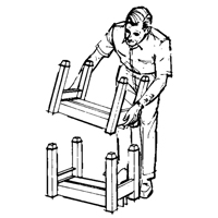 Supports empilables mobiles, 12" la x 16" p, Capacit&eacute; de 2500 lb Ontario Safety Products