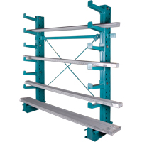 Cantilever Bar-Stock Racking - Light-Duty, Single Sided, 12" Arm, 75" H RL730 | Ontario Safety Product