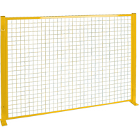 Mesh Style Perimeter Guard, 4' H x 8' W, Yellow RL850 | Ontario Safety Product