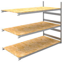 Wide Span Record Storage Shelving, Steel, 3 Shelves, 72" W x 32" D x 60" H, Add-On Kit RN137 | Ontario Safety Product