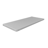 Slotted Angle Shelf, Galvanized Steel, 48" W x 15" D RN158 | Ontario Safety Product