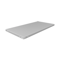 Slotted Angle Shelf, Galvanized Steel, 48" W x 18" D RN159 | Ontario Safety Product