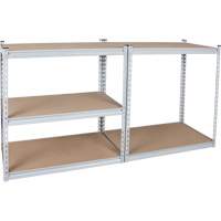 Heavy-Duty Shelving, Steel, Boltless, 1200 lbs. Capacity, 36" W x 72" H x 24" D RN456 | Ontario Safety Product