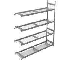 Wide Span Storage Shelving, Steel, Boltless, 800 lbs. Capacity, 72" W x 84" H x 18" D RN583 | Ontario Safety Product