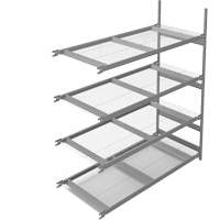 Wide Span Storage Shelving, Steel, Boltless, 800 lbs. Capacity, 72" W x 84" H x 32" D RN584 | Ontario Safety Product