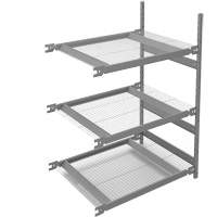 Wide Span Storage Shelving, Steel, Boltless, 1340 lbs. Capacity, 42" W x 60" H x 32" D RN586 | Ontario Safety Product