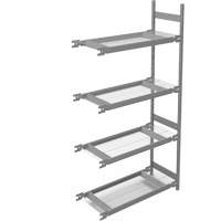 Wide Span Storage Shelving, Steel, Boltless, 1340 lbs. Capacity, 42" W x 84" H x 18" D RN587 | Ontario Safety Product
