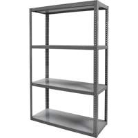Heavy-Duty Shelving, Steel, Bolted, 3000 lbs. Capacity, 36" W x 72" H x 24" D Ontario Safety Products