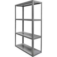 Heavy-Duty Shelving, Steel, Bolted, 3000 lbs. Capacity, 36" W x 72" H x 24" D Ontario Safety Products