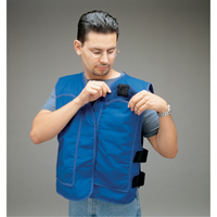 Vestes de refroidissement avec pochettes pour insertions ALLEGRO INDUSTRIES, Grand, Bleu royal Ontario Safety Products