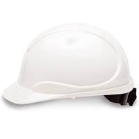 Hardhat, Ratchet Suspension, White SAI600 | Ontario Safety Product