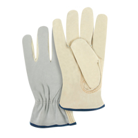 Split Back Driver's Gloves, X-Large, Grain Cowhide Palm Ontario Safety Products