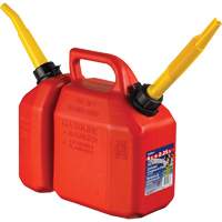 Combo Jerry Can Gasoline/Oil, 2.17 US Gal/8.25 L, Red, CSA Approved/ULC SAK857 | Ontario Safety Product