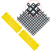 Carrelage no 560 ErgoDeck , PVC, 1-1/2' la c, 1-1/2' lo, 7/8" &eacute;paisseur, Noir Ontario Safety Products