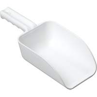 Small Hand Scoop, Plastic, White, 32 oz. SAL491 | Ontario Safety Product