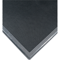 Sanitizing Footbath Mat No. 222, Rubber, 2' W x 2-2/3' L x 1/2" Thick, Black SAL651 | Ontario Safety Product