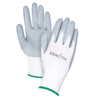 Lightweight Breathable Coated Gloves, 8/Medium, Foam Nitrile Coating, 13 Gauge, Polyester Shell SAM631 | Ontario Safety Product