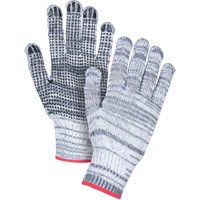 Dotted String Knit Gloves, Poly/Cotton, Single Sided, 7 Gauge, Large SAM663 | Ontario Safety Product