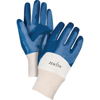 Gants &agrave; doublure interlock de poids moyen, 11/2T-Grand, R&ecirc;vetement Nitrile, Enveloppe en Coton Ontario Safety Products