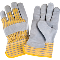 Gants d'ajusteur rugueux de premi&egrave;re qualit&eacute;, Grand, Paume en Cuir de vache refendu, Doublure en Coton Ontario Safety Products