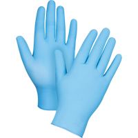 Puncture-Resistant Examination Gloves, Medium, Nitrile, 4.5-mil, Powder-Free, Blue SAP325 | Ontario Safety Product