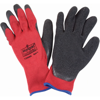 Coated Gloves, 9/Large, Rubber Latex Coating, 10 Gauge, Polyester/Cotton Shell Ontario Safety Products