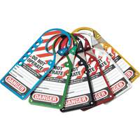 Labeled Snap-on Hasps, Silver Ontario Safety Products