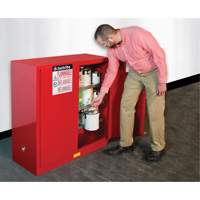 Sure-Grip<sup>®</sup> EX Combustibles Safety Cabinet for Paint and Ink, 40 gal., 3 Shelves SAQ082 | Ontario Safety Product