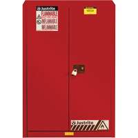 Sure-Grip<sup>®</sup> EX Combustibles Safety Cabinet for Paint and Ink, 60 gal., 5 Shelves SAQ086 | Ontario Safety Product
