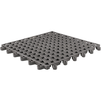 Tapis Ergodeck tout usage No 564 & No 566, PVC, 1-1/2' la c, 1-1/2' lo, 7/8" &eacute;paisseur, Charbon Ontario Safety Products