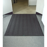 Waterhog&reg; Eco Elite Matting, Wiper/Scraper, 3' x 5' x 3/8", Grey Ash Ontario Safety Products