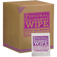Personal Equipment Wipes, 100 Wipes, 8-3/16" x 5-1/4" SAY553 | Ontario Safety Product