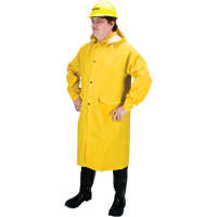 RZ200 Long Rain Coat, Polyester, 4X-Large, Yellow SEH091 | Ontario Safety Product